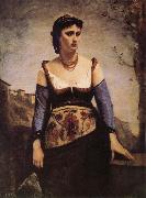 Jean Baptiste Camille  Corot Agostina